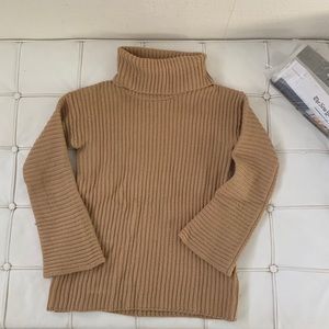Cozy J CREW Camel Wool Turtleneck 🐪